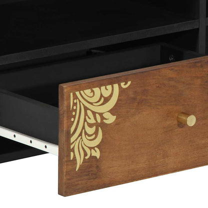 TV Cabinet Honey Brown 80 x 33 x 46 cm Solid Mango Wood