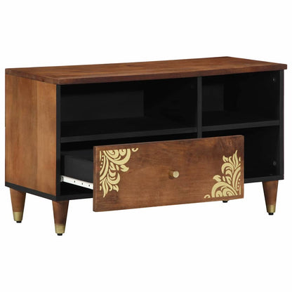 TV Cabinet Honey Brown 80 x 33 x 46 cm Solid Mango Wood