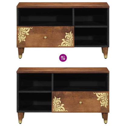 TV Cabinet Honey Brown 80 x 33 x 46 cm Solid Mango Wood