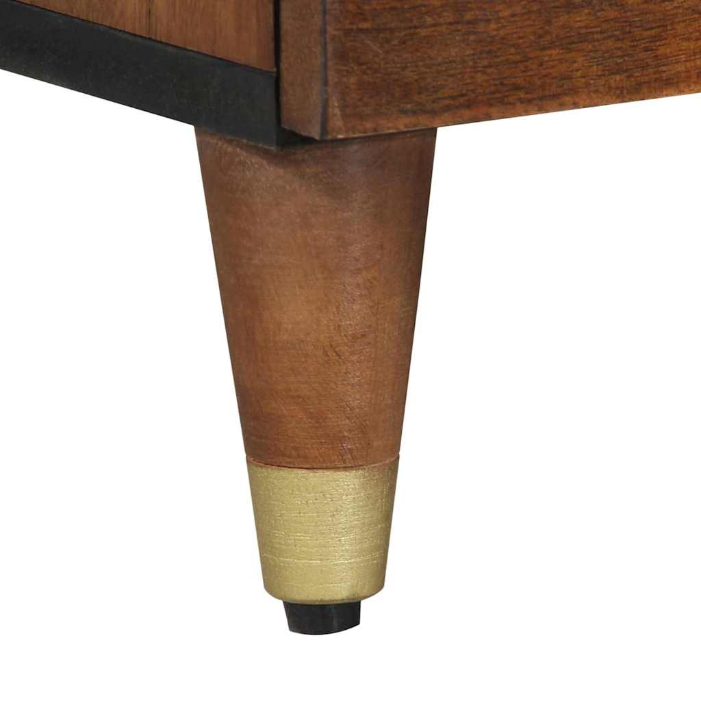 TV Cabinet Honey Brown 100 x 33 x 46 cm Solid Mango Wood