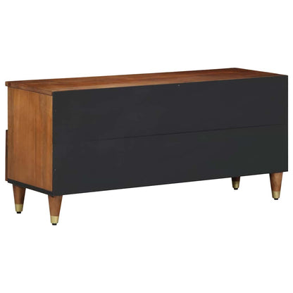 TV Cabinet Honey Brown 100 x 33 x 46 cm Solid Mango Wood