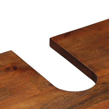 Sink cabinet Honey Brown 62 x 33 x 58 cm Solid Mango Wood