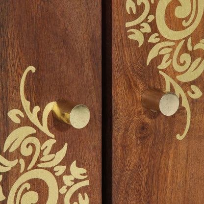 Sink cabinet Honey Brown 62 x 33 x 58 cm Solid Mango Wood