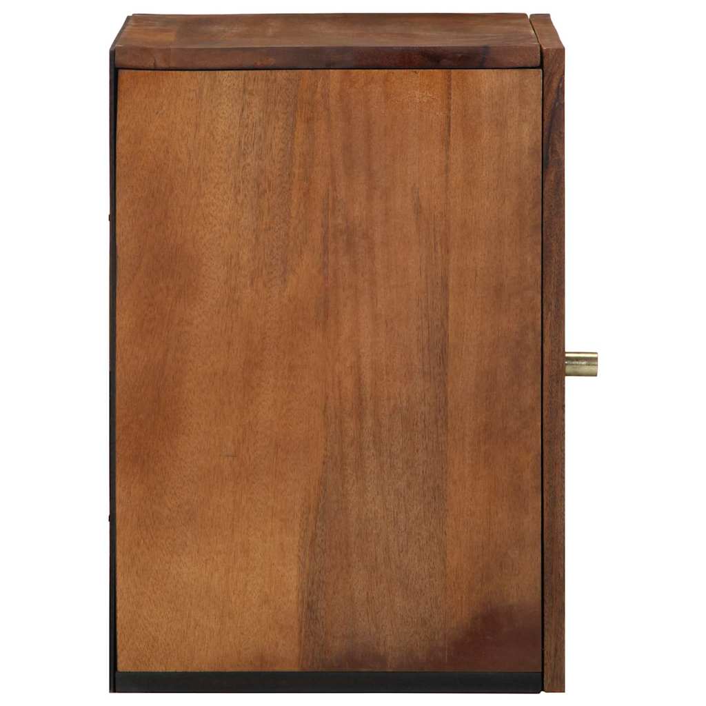 Wall Cabinet Honey Brown 38 x 33 x 48 cm Solid Mango Wood