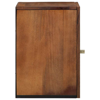 Wall Cabinet Honey Brown 38 x 33 x 48 cm Solid Mango Wood