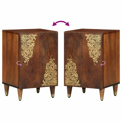 Bathroom Cabinet Honey Brown 38 x 33 x 58 cm Solid Mango Wood