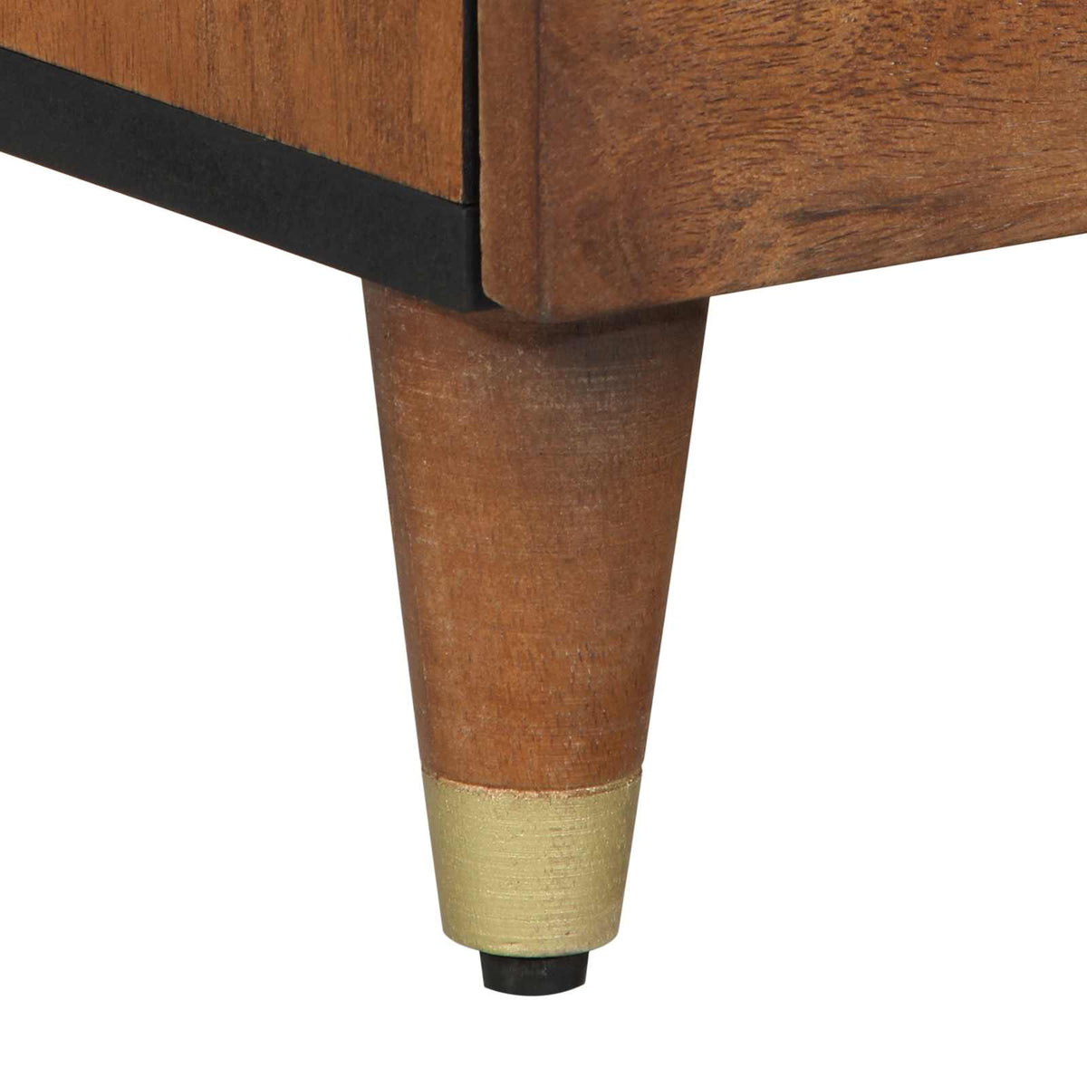 Sideboard with Drawer Brown 40 x 33 x 75 cm Solid Mango Wood