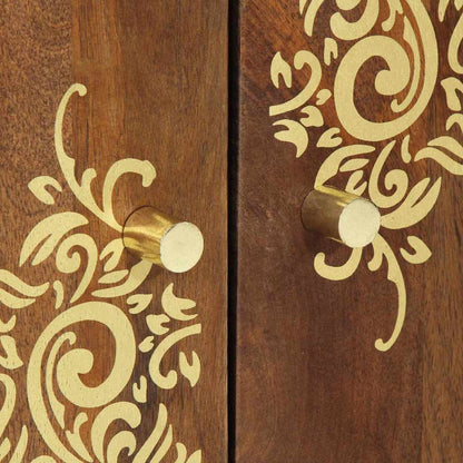 Sideboard Brown 60 x 33 x 75 cm Solid Mango Wood