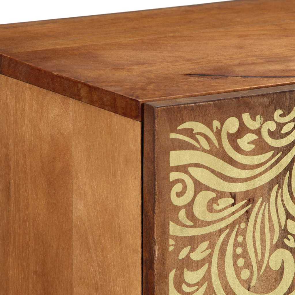 Sideboard Brown 90 x 33 x 75 cm Solid Mango Wood