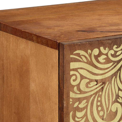 Sideboard Brown 90 x 33 x 75 cm Solid Mango Wood