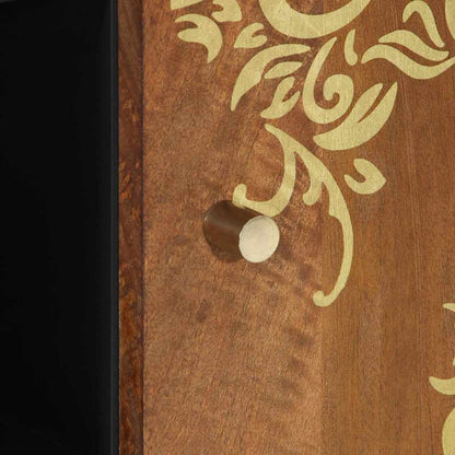 Sideboard Brown 90 x 33 x 75 cm Solid Mango Wood