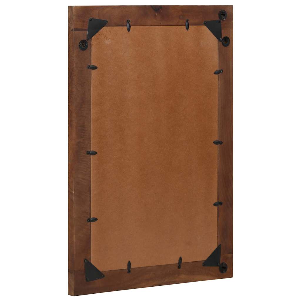 Bathroom Mirror with Mirror Honey Brown 70 x 50 x 2.5 cm