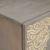 Bedside Cabinet 2 pcs Grey 40 x 33 x 46 cm Solid mango wood