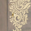 Bedside Cabinet 2 pcs Grey 40 x 33 x 46 cm Solid mango wood
