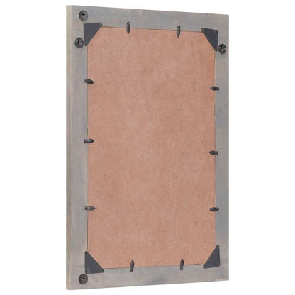 Bathroom Mirror with Mirror Grey 70 x 50 x 2.5 cm