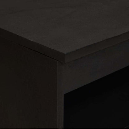 Sideboard Black 60 x 33 x 75 cm Solid Mango Wood