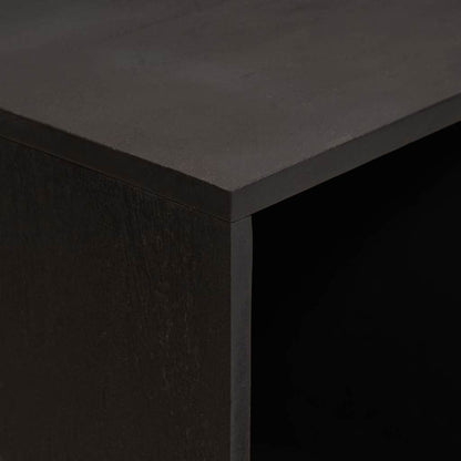 Sideboard Black 80 x 33 x 75 cm Solid Mango Wood