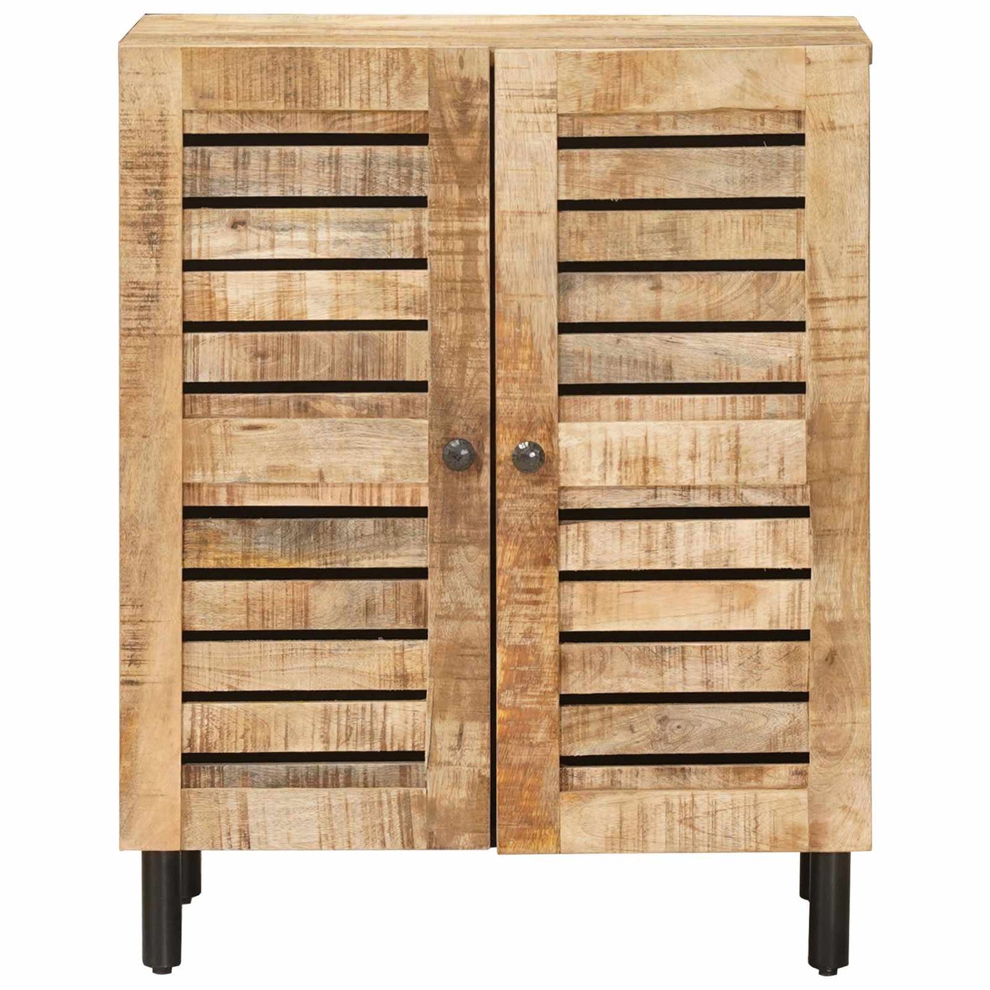 Storage Cabinets 60 x 33 x 75 cm Solid Mango Wood Natural