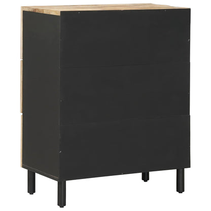 Storage Cabinets 60 x 33 x 75 cm Solid Mango Wood Natural