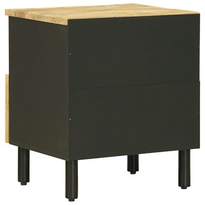 Bedside Table 2 pcs Brown 40 x 33 x 46 cm Solid Mango Wood