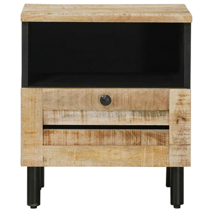 Bedside Table 2 pcs Brown 40 x 33 x 46 cm Solid Mango Wood