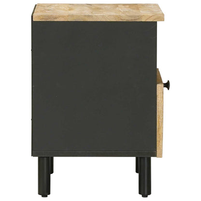 Bedside Table 2 pcs Brown 40 x 33 x 46 cm Solid Mango Wood