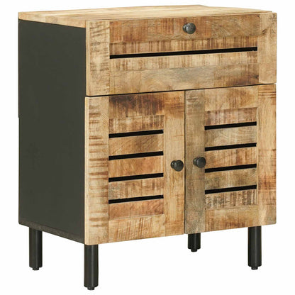 Bedside Table Natural 50 x 33 x 60 cm Solid Mango Wood