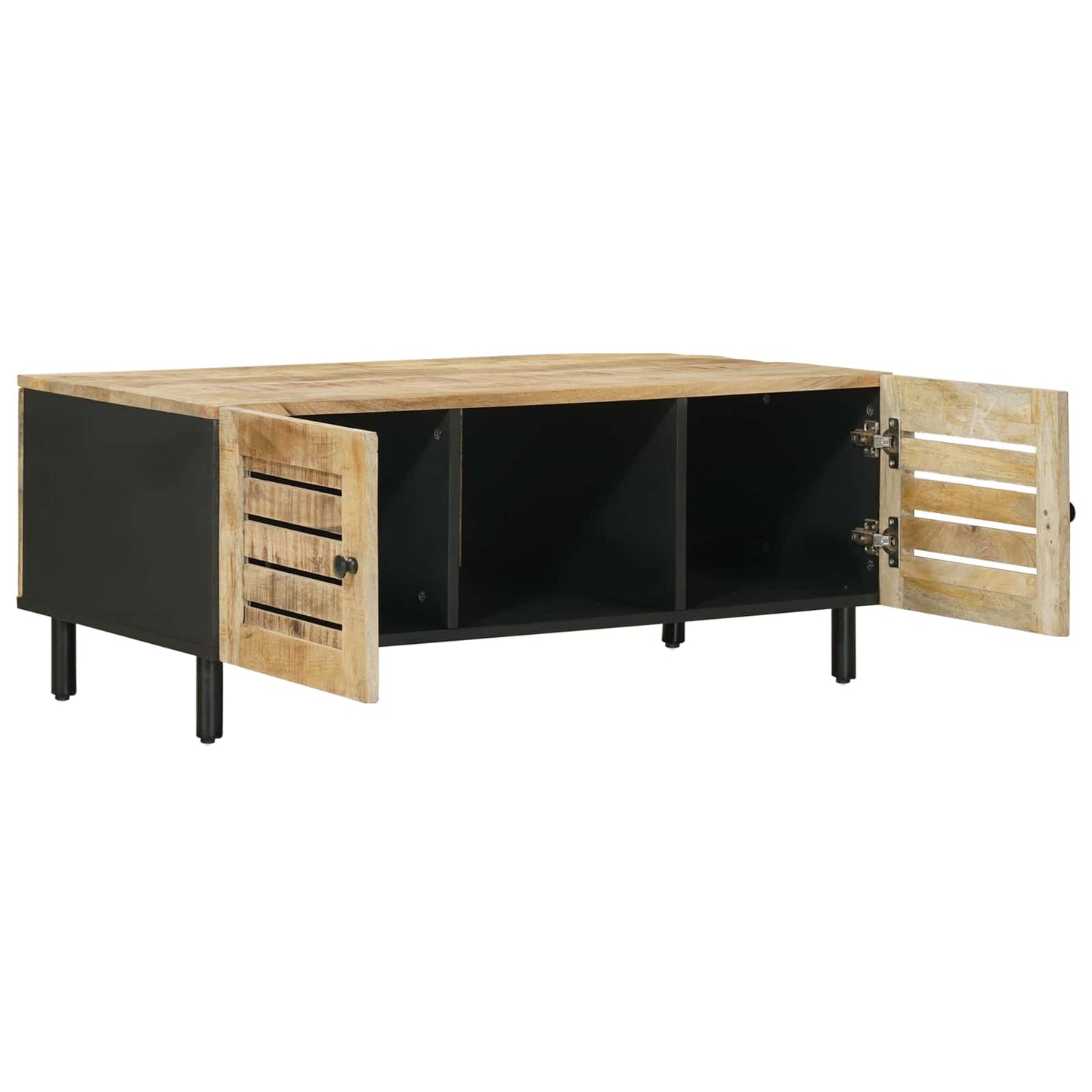 Coffee Table Natural 100 x 54 x 40 cm Solid Mango Wood