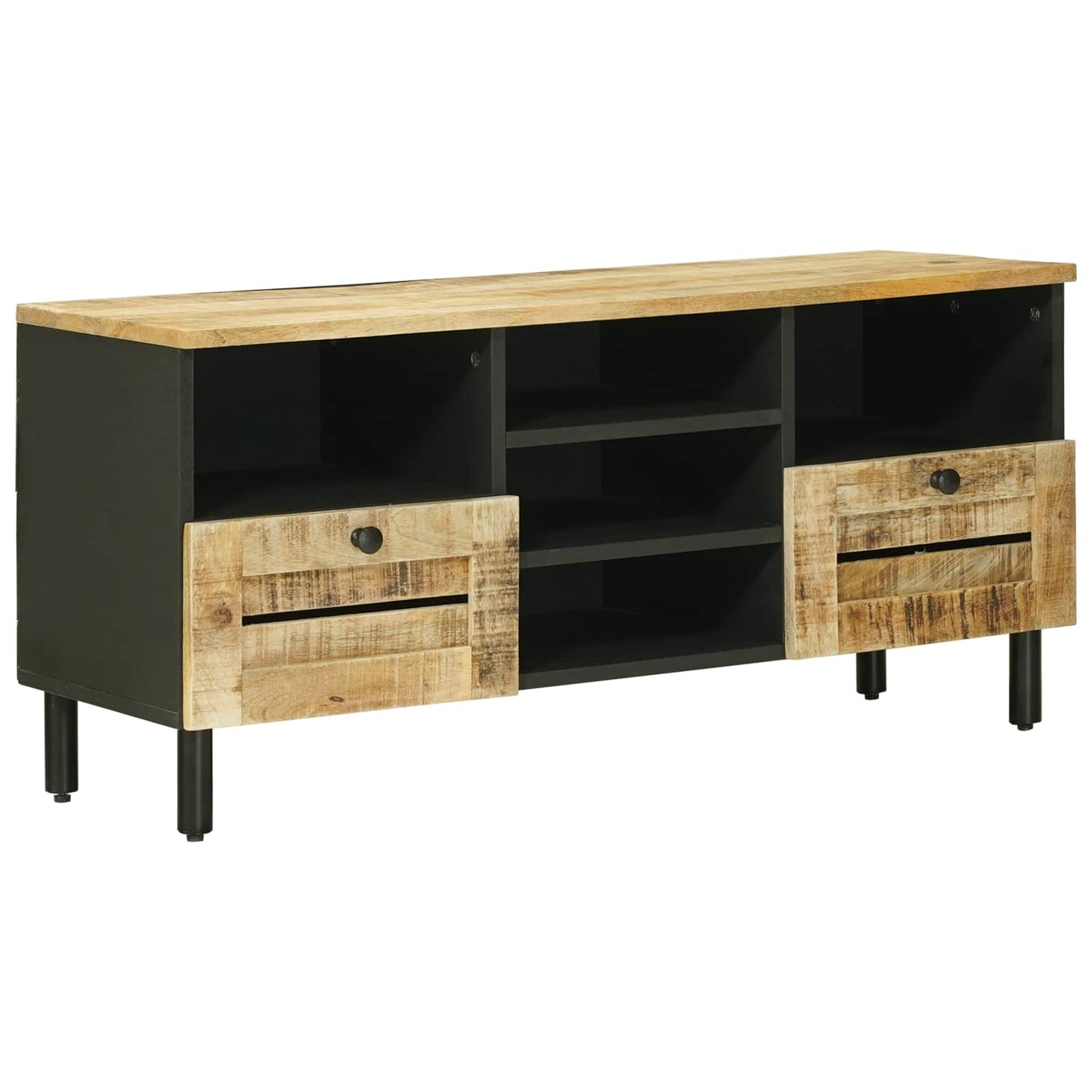 Storage Cabinets Natural 100 x 33 x 46 cm Solid Mango Wood