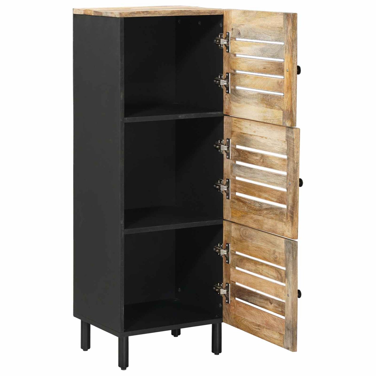 Storage Cabinets Natural 40 x 33 x 110 cm Solid Mango Wood