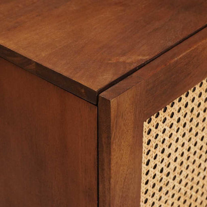 TV Cabinet with Shelf Brown 105 x 33.5 x 46 cm Solid Mango Wood