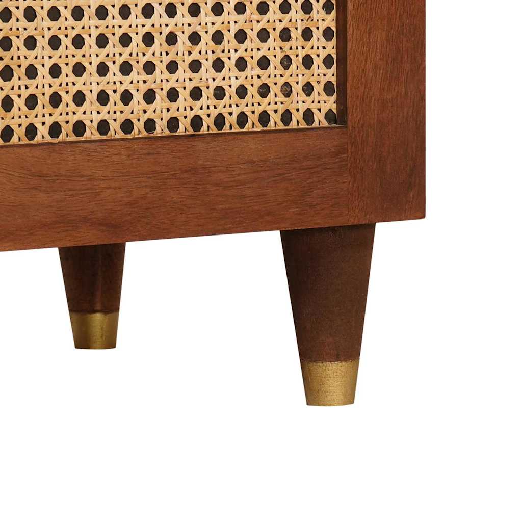TV Cabinet with Shelf Brown 105 x 33.5 x 46 cm Solid Mango Wood