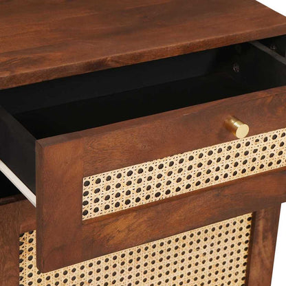 Bedside Tables with Drawer 50 x 33 x 60 cm Solid Mango Wood