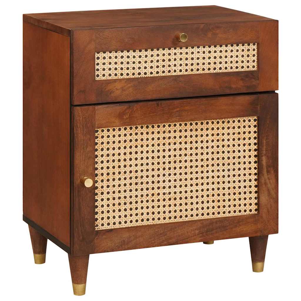 Bedside Tables with Drawer 50 x 33 x 60 cm Solid Mango Wood