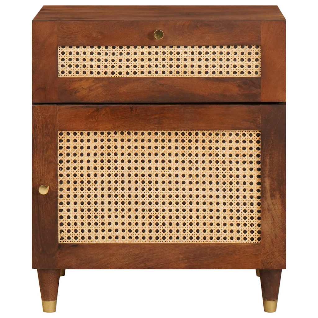 Bedside Tables with Drawer 50 x 33 x 60 cm Solid Mango Wood