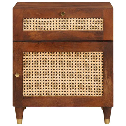 Bedside Tables with Drawer 50 x 33 x 60 cm Solid Mango Wood