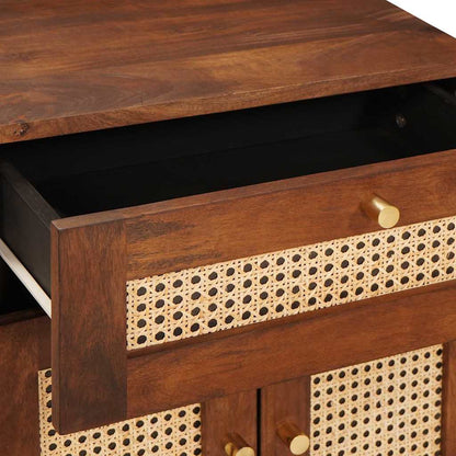 Bedside Tables with Drawer 50 x 33 x 60 cm Solid Mango Wood