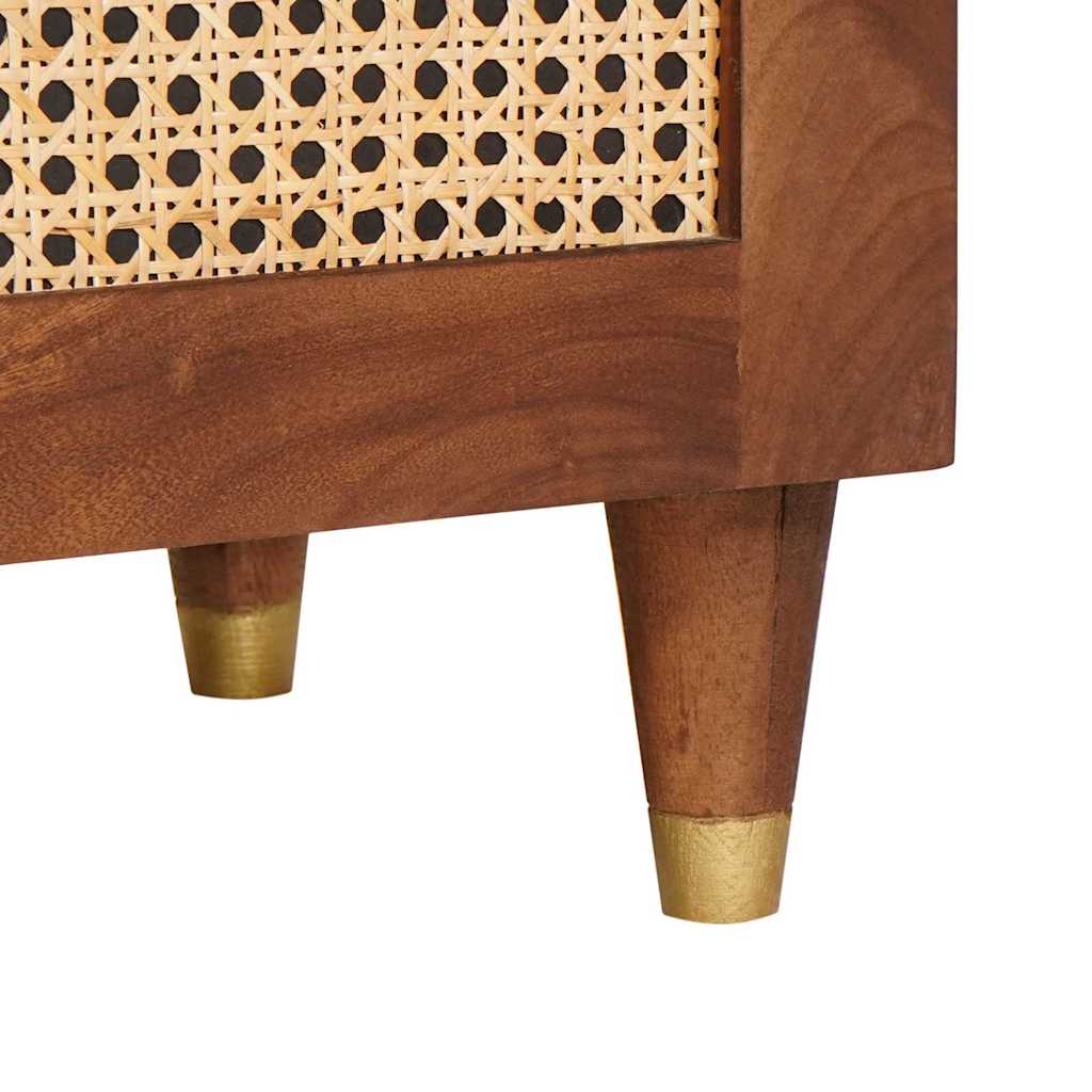 TV Cabinet with Shelf Brown 105 x 33.5 x 46 cm Solid Mango Wood