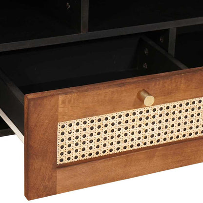 TV Cabinet Brown 100 x 33.5 x 46 cm Solid Mango Wood