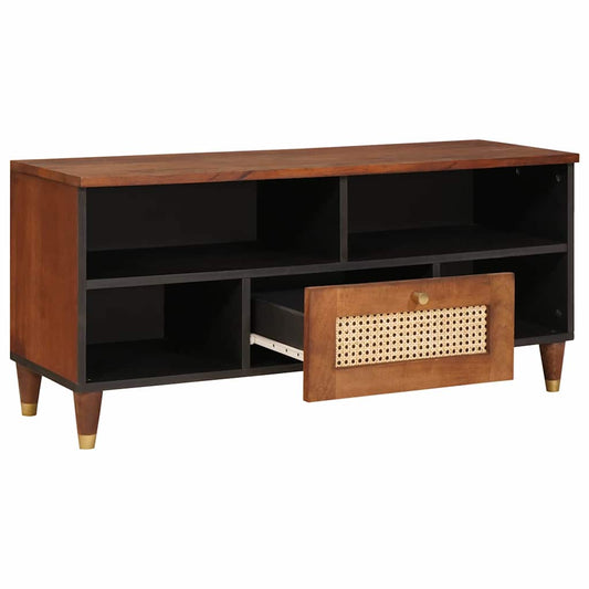 TV Cabinet Brown 100 x 33.5 x 46 cm Solid Mango Wood