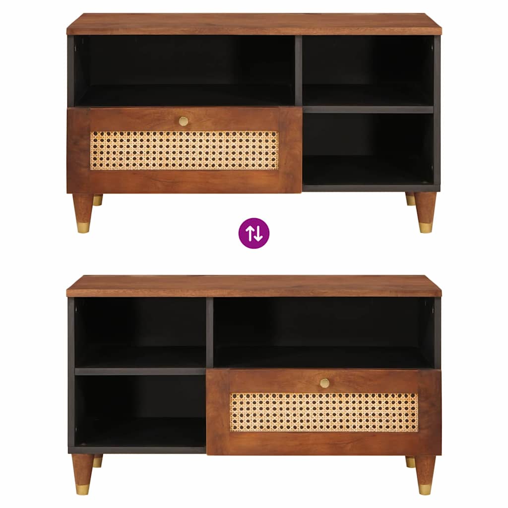 TV Cabinet Brown 80 x 33.5 x 46 cm Solid Mango Wood