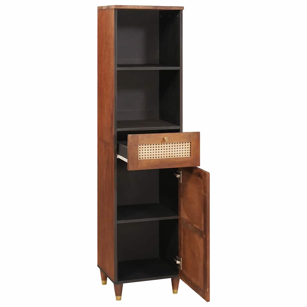 Sideboard with Drawer Brown 38 x 33.5 x 160 cm Solid Mango Wood