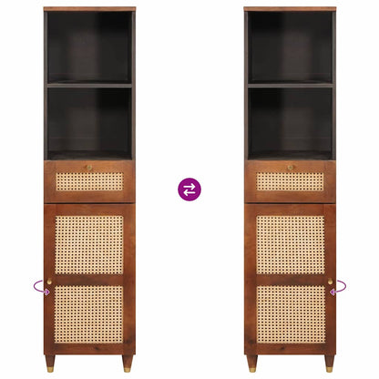 Sideboard with Drawer Brown 38 x 33.5 x 160 cm Solid Mango Wood