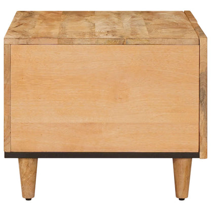 Coffee Table Brown 80 x 50 x 40 cm Solid Mango Wood