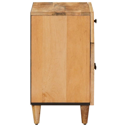 Bedside Table Brown 50 x 33 x 60 cm Solid Mango Wood