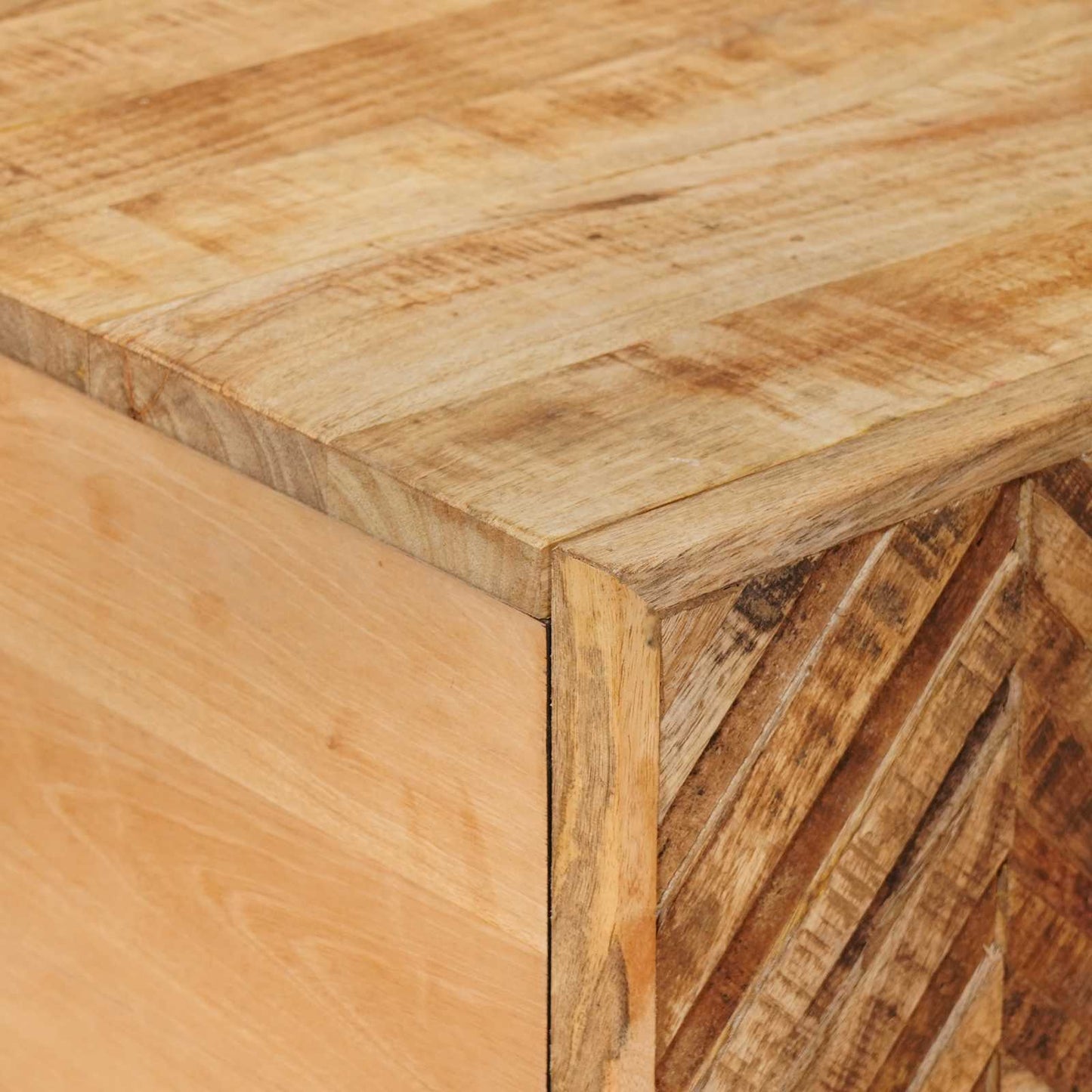Coffee Table Brown 100 x 54 x 40 cm Solid Mango Wood