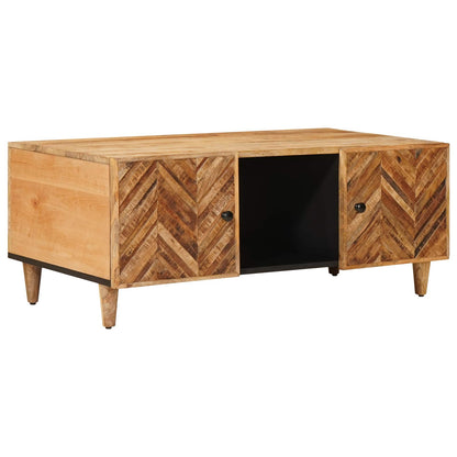 Coffee Table Brown 100 x 54 x 40 cm Solid Mango Wood