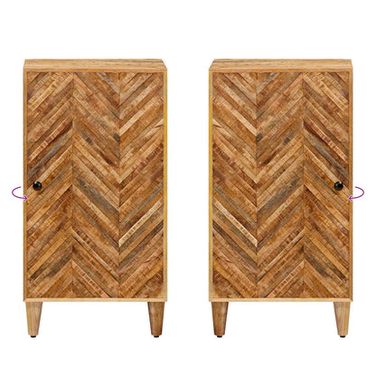 Storage Cabinets Brown 40 x 33.5 x 75 cm Solid Mango Wood