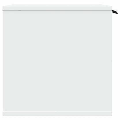 857724 vidaXL Cat Litter Box Enclosure White 60x40x40 cm Engineered Wood