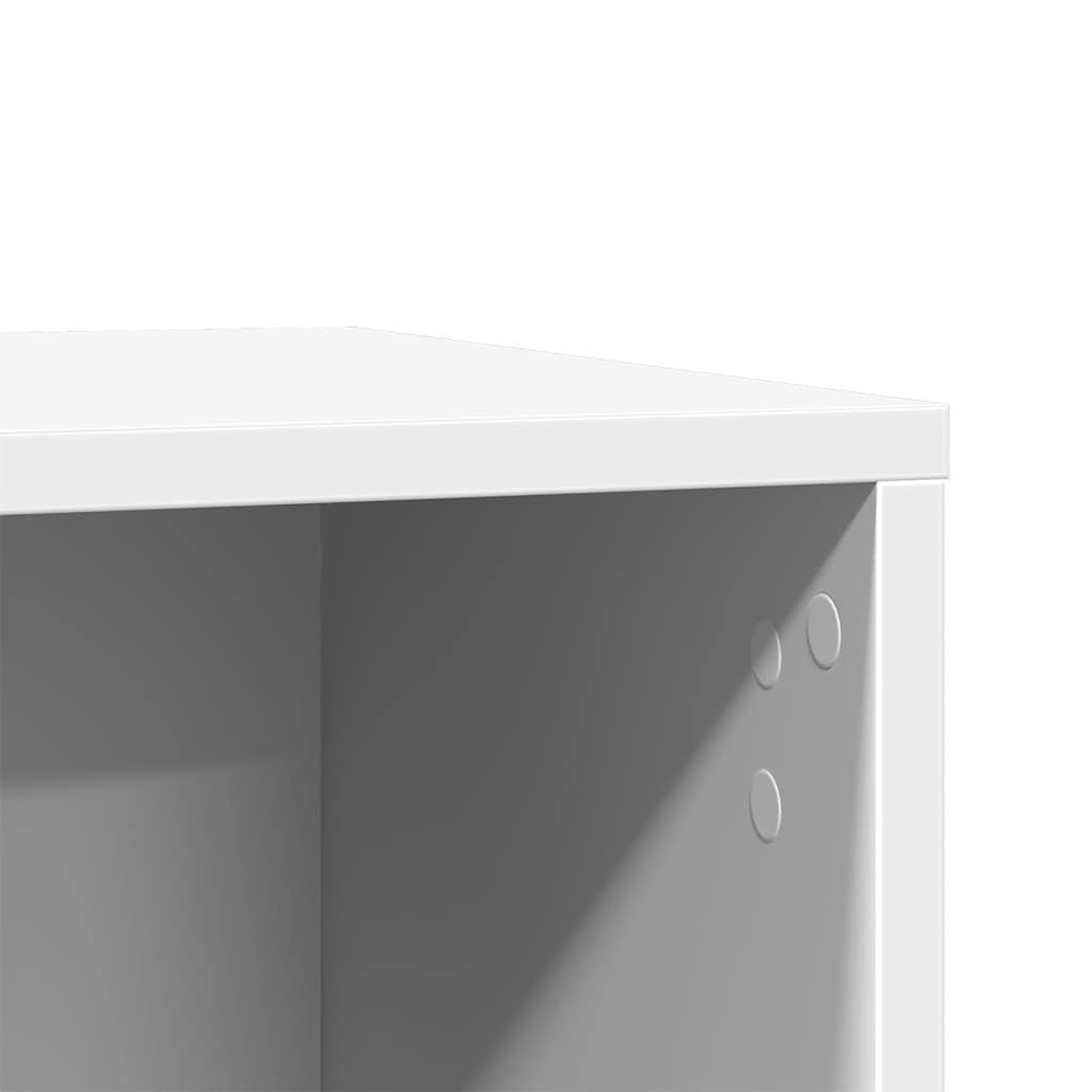 857724 vidaXL Cat Litter Box Enclosure White 60x40x40 cm Engineered Wood